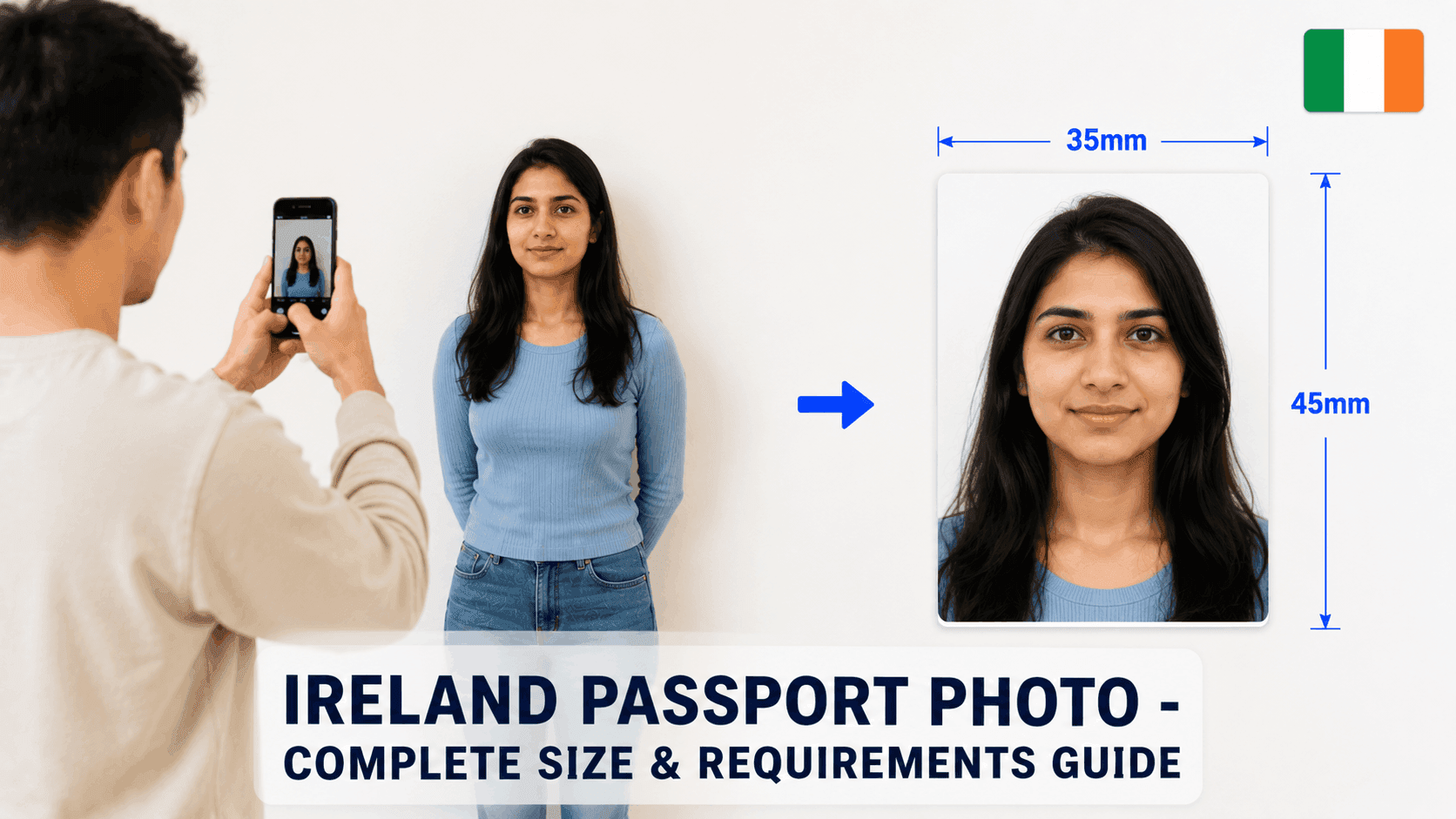 ireland passport photo requirements